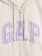 Relaxed Gap Logo Zip Hoodie