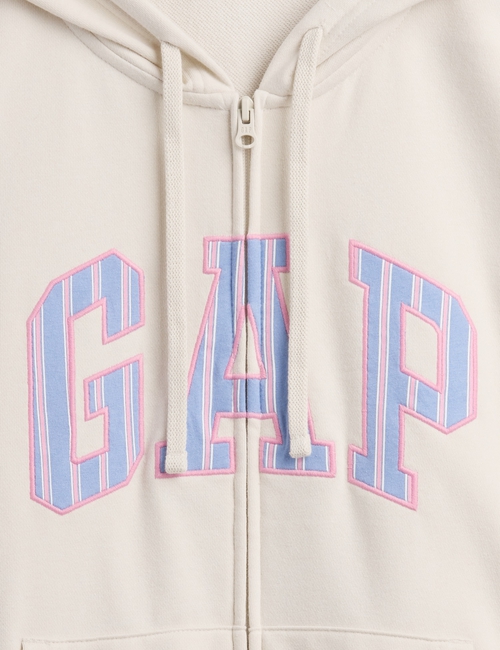 Relaxed Gap Logo Zip Hoodie