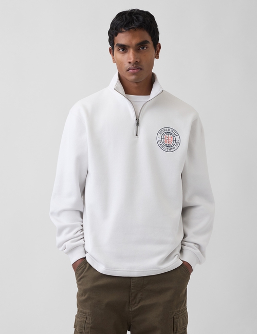 V-DB GRAPHIC QTR ZIP