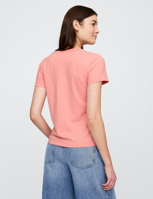 Gap V-Neck Graphic T-Shirt