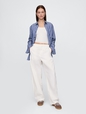 Low Rise Barrel Parachute Pants