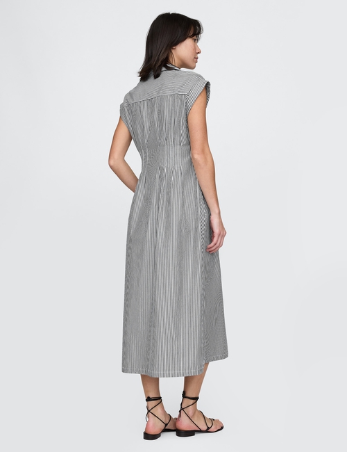 Poplin Midi Shirtdress