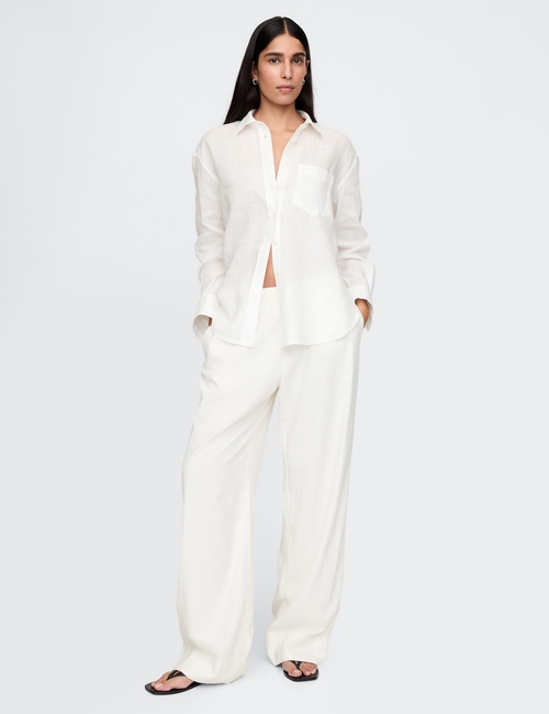 100% Linen Oversized Shirt