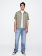 Linen-Blend Vacay Shirt in Standard Fit