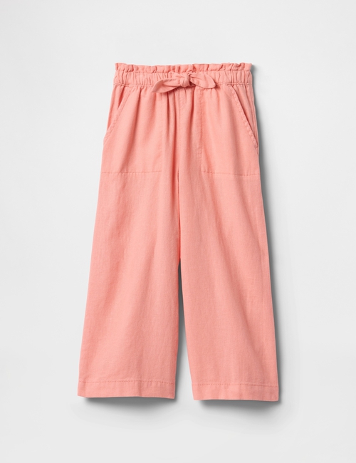 babyGap Linen-Blend Wide-Leg Pull-On Pants