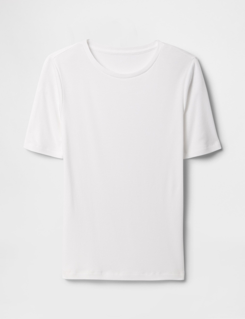 Favorite Ribbed Crewneck T-Shirt