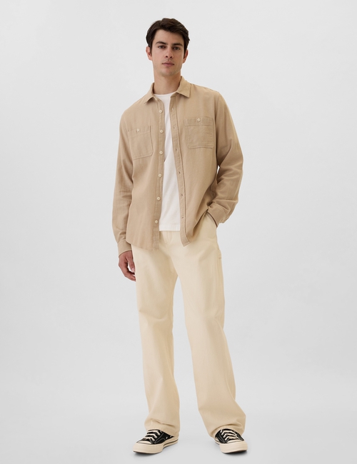 Brushed Utility Shirt in Standard Fit