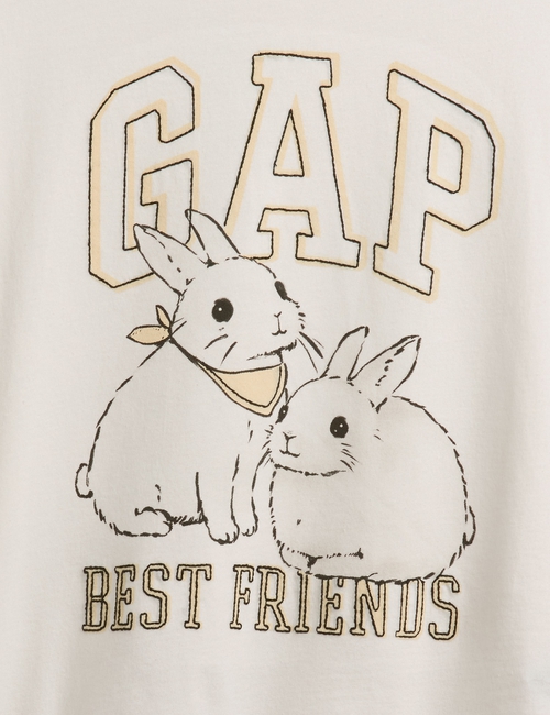 Kids Oversized Graphic Logo T-Shirt