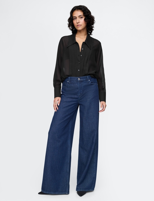 Sheer Classic Tuxedo Shirt