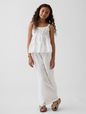 Kids Cotton Gauze Tiered Tank Top