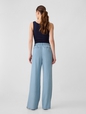 TENCEL™ Lyocell Easy Wide-Leg Trousers