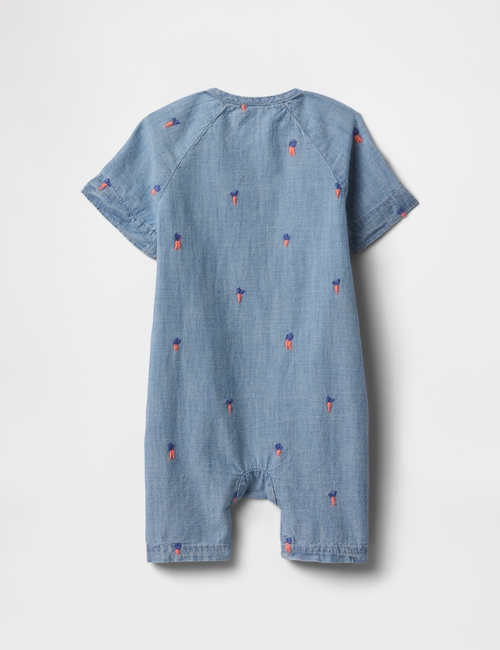 Baby Peter Rabbit™ Chambray Shorty One-Piece