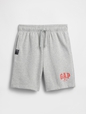 GapKids x Disney Mickey Mouse Relaxed Logo Pull-On Shorts