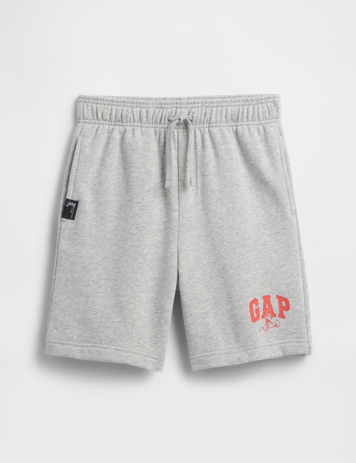 GapKids x Disney Mickey Mouse Relaxed Logo Pull-On Shorts