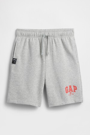 GapKids x Disney Mickey Mouse Relaxed Logo Pull-On Shorts