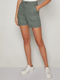 5" Mid Rise Girlfriend Khaki Shorts