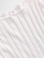 Ribbed Boatneck T-Shirt