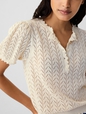 Gap × DÔEN Linen-Blend Pointelle Sweater