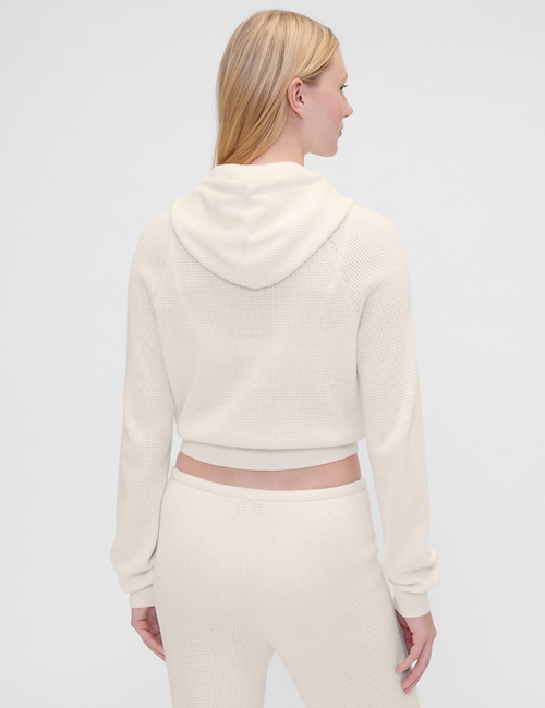 GAP X SUMMER FRIDAYS WAFFLE CASHSOFT HOODIE