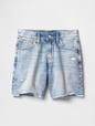 Kids Low Rise Stride Denim Bermuda Shorts