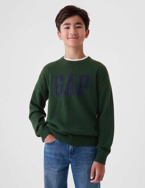 Kids Gap Logo Intarsia Sweater