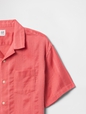 Kids Relaxed Linen-Blend Vacay Shirt