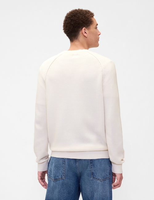 V-RAGLAN TEXTURE CREW