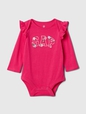 Baby Gap Logo Ruffle Bodysuit