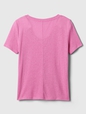 Women Linen T-shirt