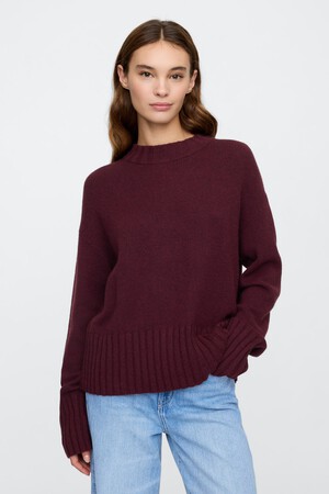 CashSoft Relaxed Crewneck Sweater