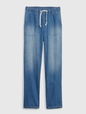 Mid Rise Easy Pull-On Jeans