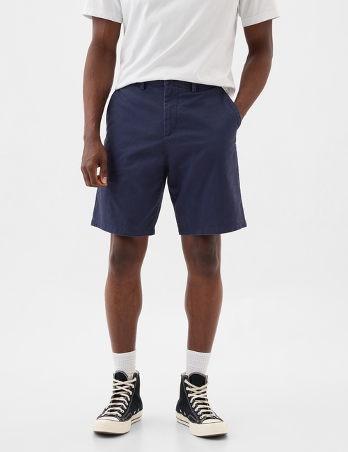 9" Essential Khaki Shorts