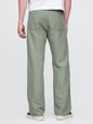 Linen-Cotton '90s Loose Herringbone Pants