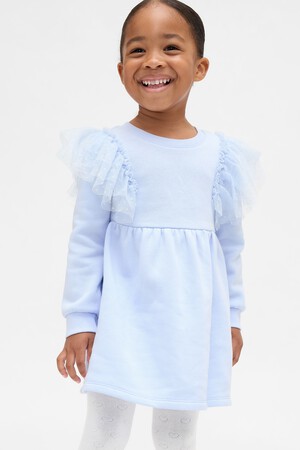 Baby & Toddler Tulle Sweatshirt Dress