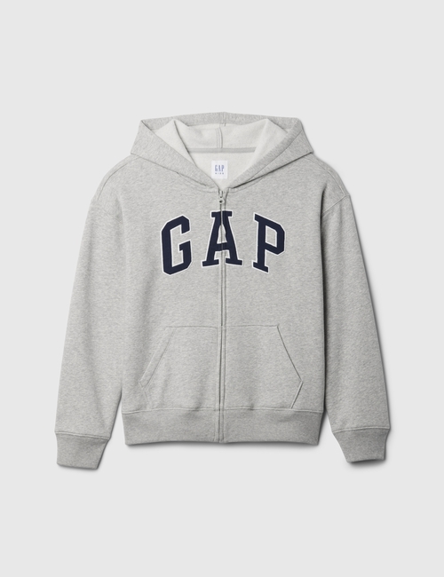 Kids Relaxed Gap Logo Zip Hoodie