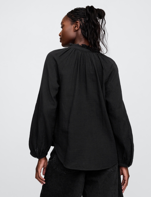Crinkle Gauze Shirt