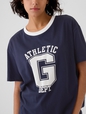 Organic Cotton Oversized Boyfriend Logo T-Shirt