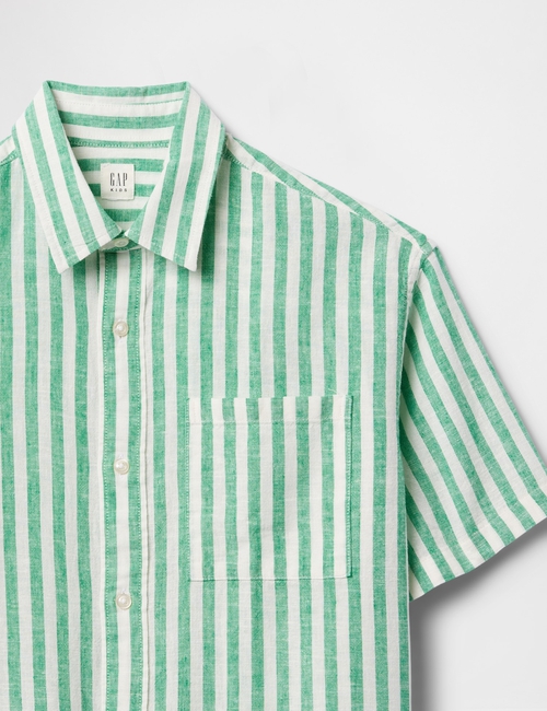 Kids Linen-Cotton Relaxed Shirt
