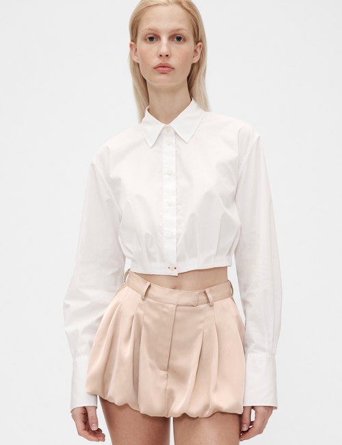 GapStudio Poplin Cropped Shirt