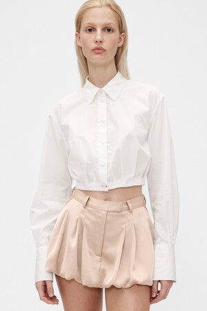 GapStudio Poplin Cropped Shirt