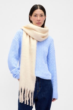 Brushed Fringe Scarf