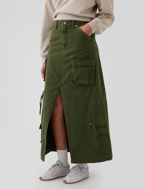Cargo Maxi Skirt
