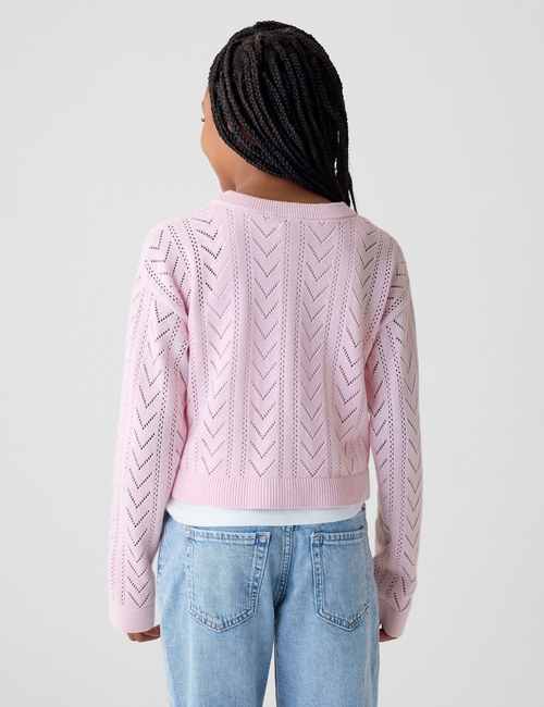 Kids Pointelle Sweater