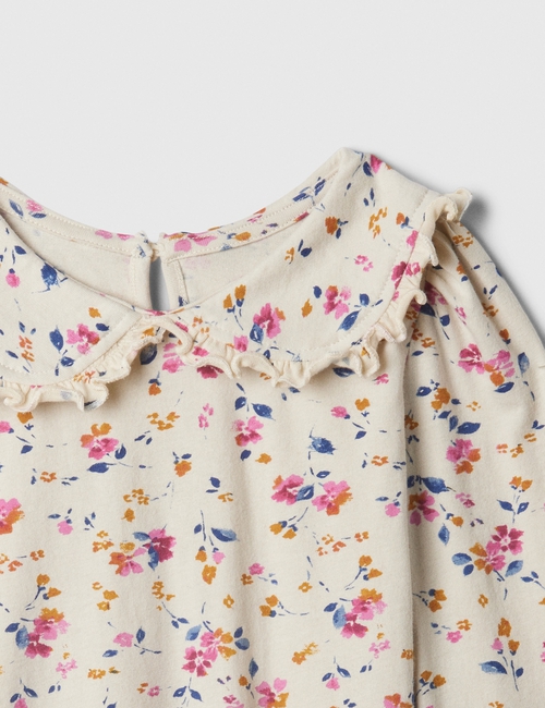 babyGap Puff Sleeve Peter Pan Top