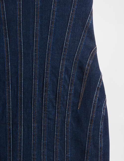 GapStudio Seamed Denim Midi Dress