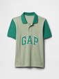 Gap Logo Colorblock Pique Polo Shirt