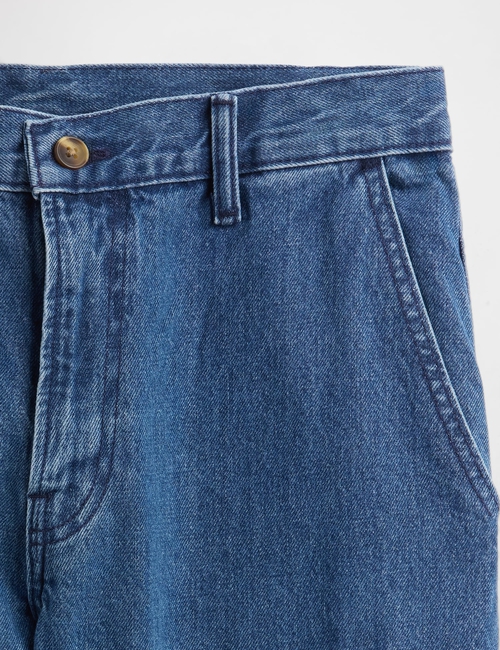 STRAIGHT FIT MED WASH TROUSER