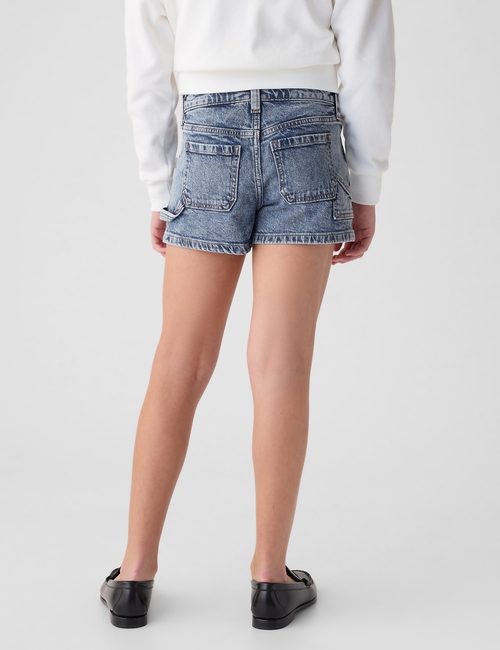 Kids High-Rise Denim Shorts