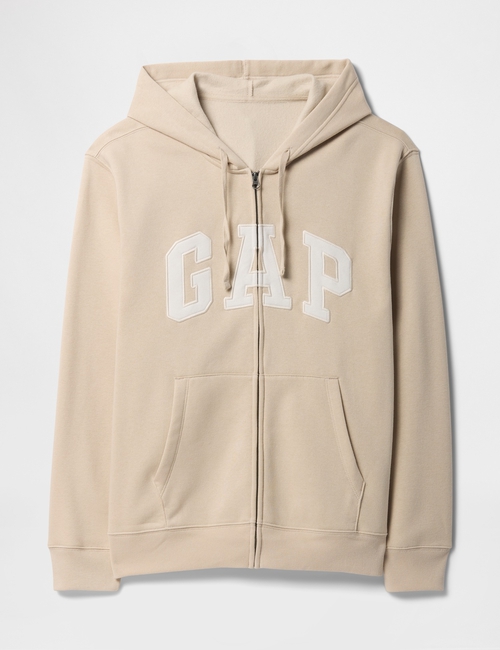 Relaxed Gap Logo Zip Hoodie
