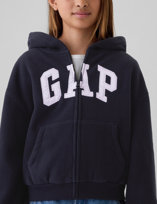Kids Arch Logo Zip Hoodie